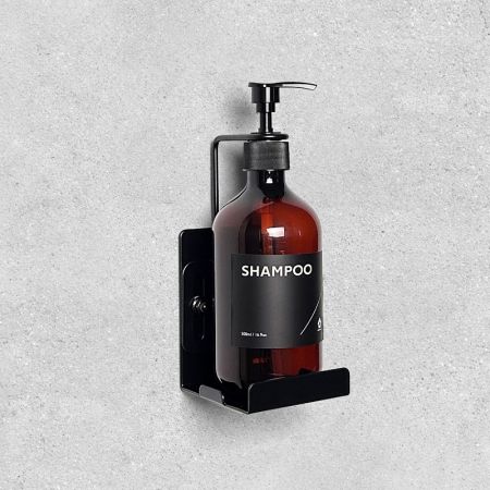 Tamper Resistant Bottle Holder on Wall - Single Hand Wash Bottle Holder